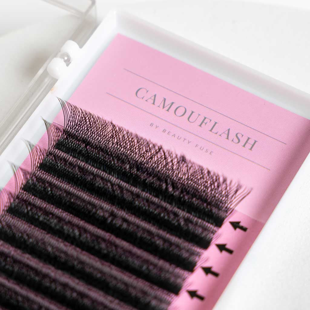 CamoufLash Easy Fans 3D Volume (Double Layer) Single Eyelash Extensions
