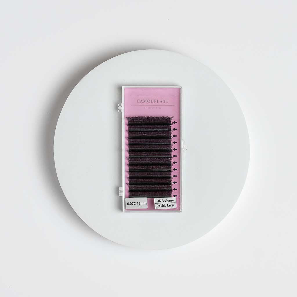 CamoufLash Easy Fans 3D Volume (Double Layer) Single Eyelash Extensions