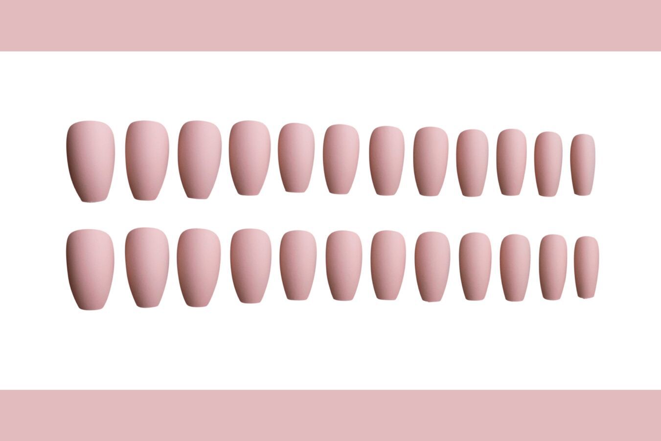 Acrylic Press-On Nails JP793/ Nude