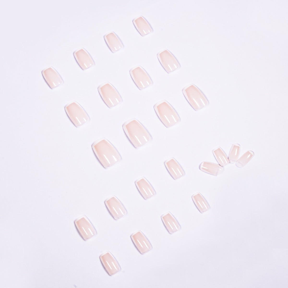 Acrylic Press-On Nails JP1069/ French Square
