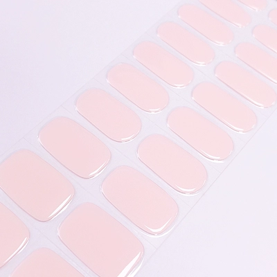 Semi-Cured Gel Nail Wraps NG200117/ Nude Light Pink