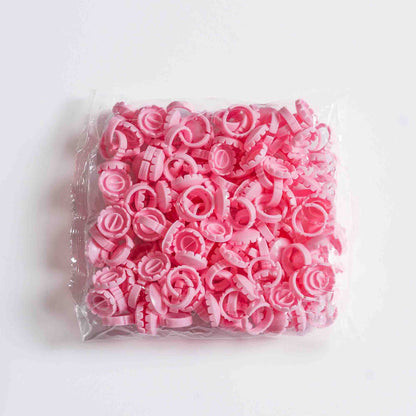 Pink Glue Rings (25 pieces)