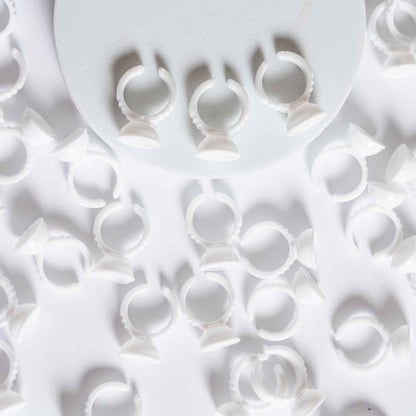 White Glue Rings (25 pieces)