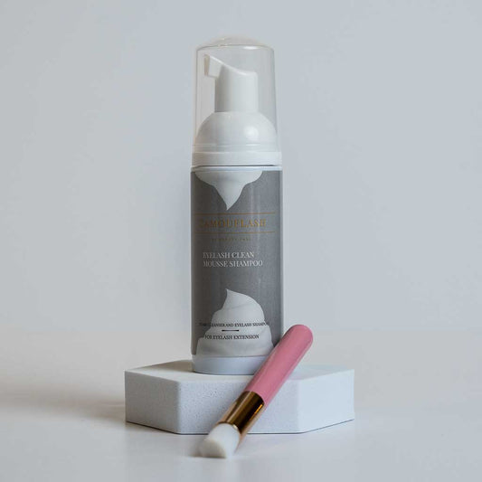CamoufLash Eyelash Extensions Clean Mousse Shampoo (60ml) with Brush