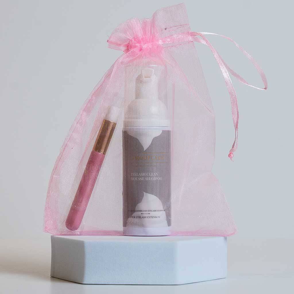 CamoufLash Eyelash Extensions Clean Mousse Shampoo (60ml) with Brush